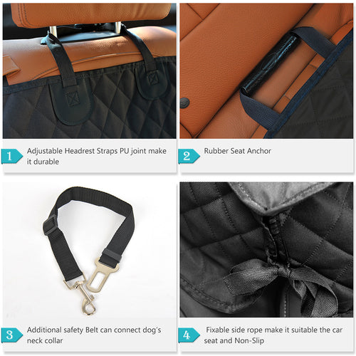 Comfy Dog Car Seat Cover – No More Mess!