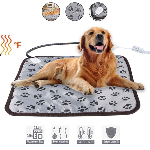 Comfy Heated Pad for Cats & Dogs – Waterproof & Safe